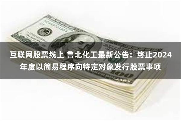 互联网股票线上 鲁北化工最新公告：终止2024年度以简易程序向特定对象发行股票事项