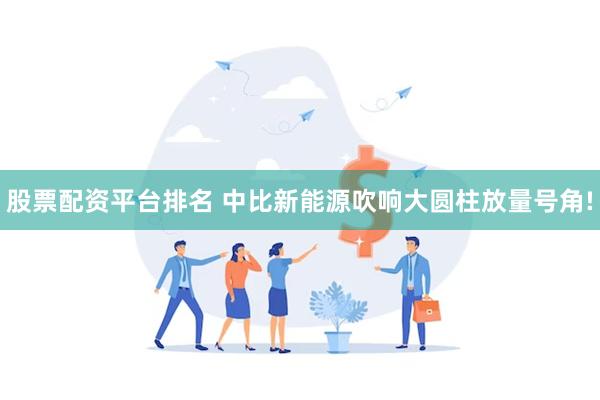 股票配资平台排名 中比新能源吹响大圆柱放量号角!